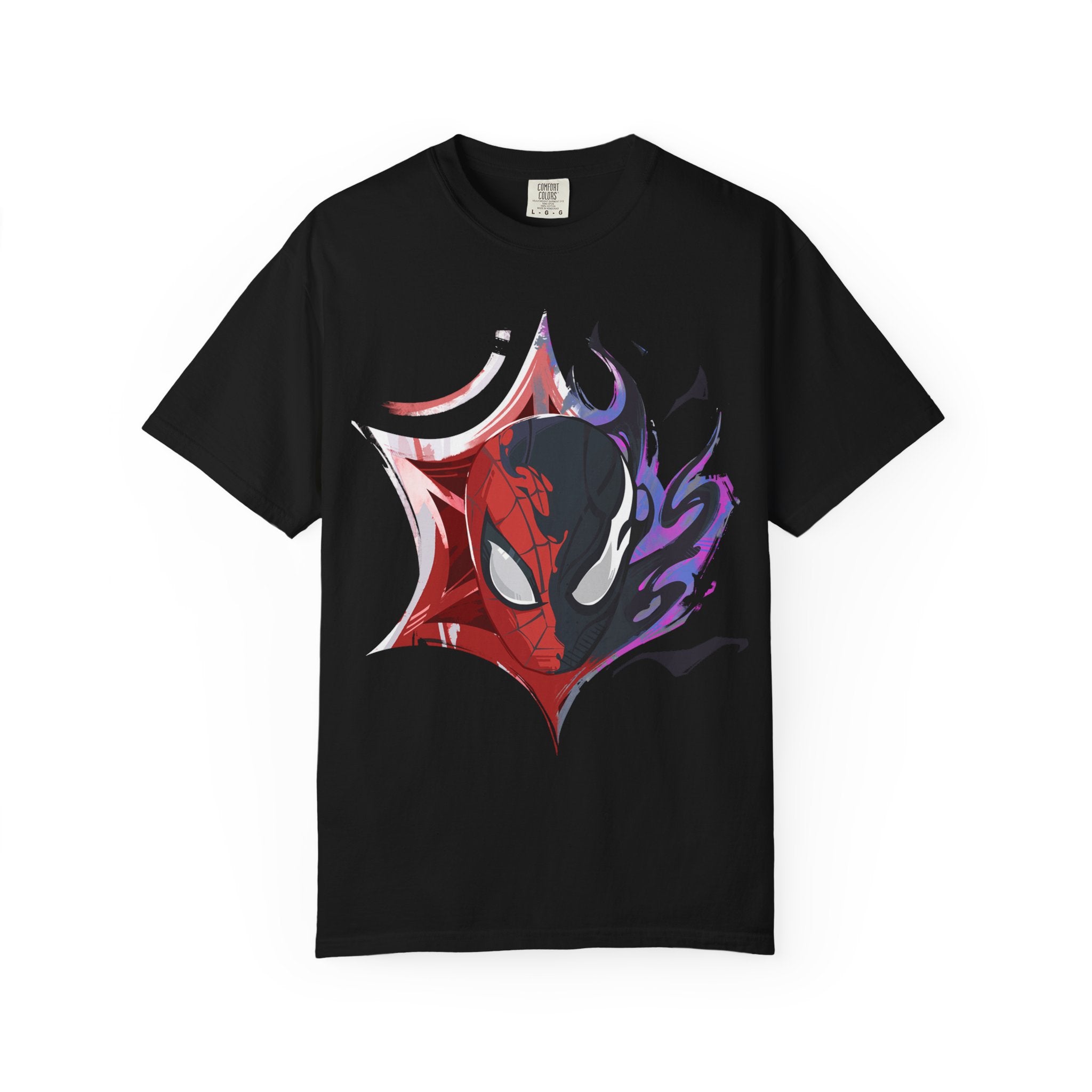 Spidey Light and Dark Split Face T-Shirt