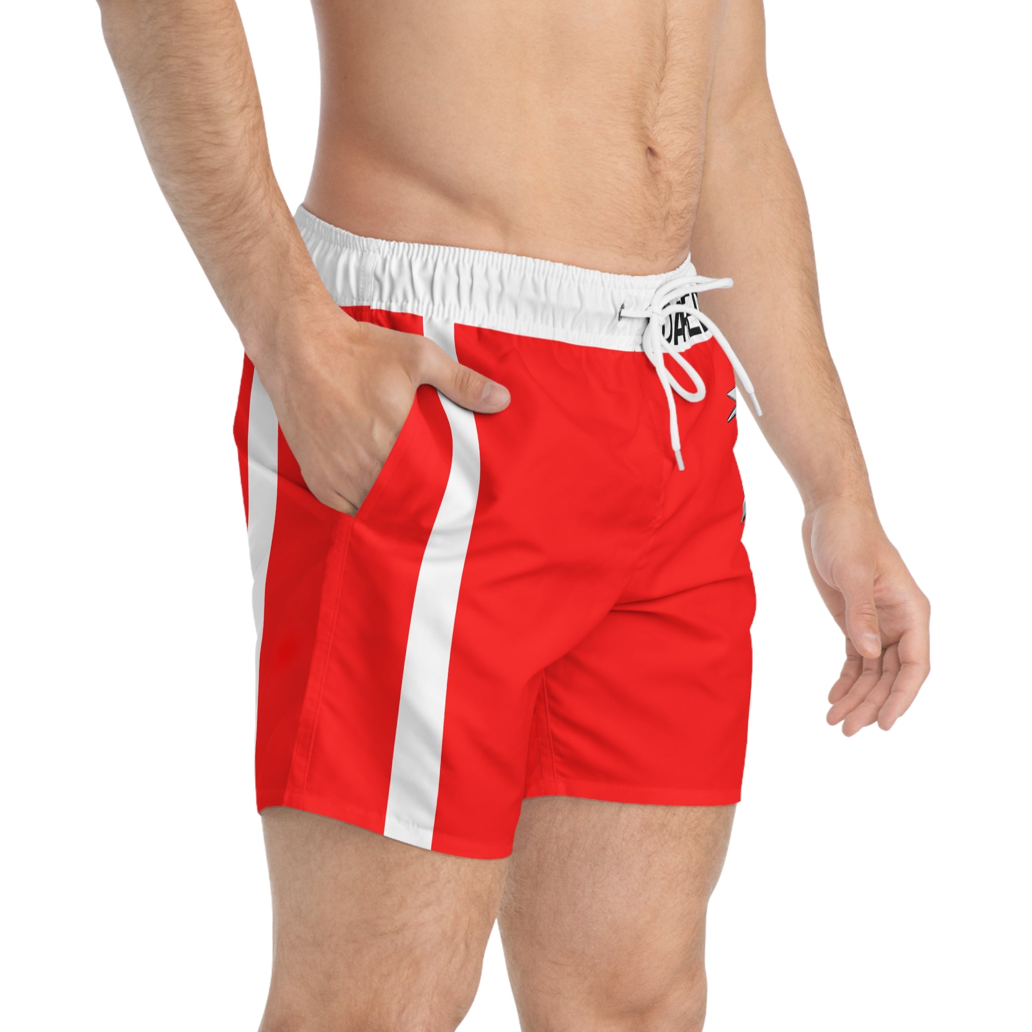 Rivals inspired Daredevil Red Swim Trunks