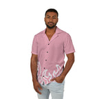 Copy of RIVALS INSPIRED HUMAN TORCH Pink Flame Camp Shirt – Heart Fire '4' Graphic Hawaiian Shirt