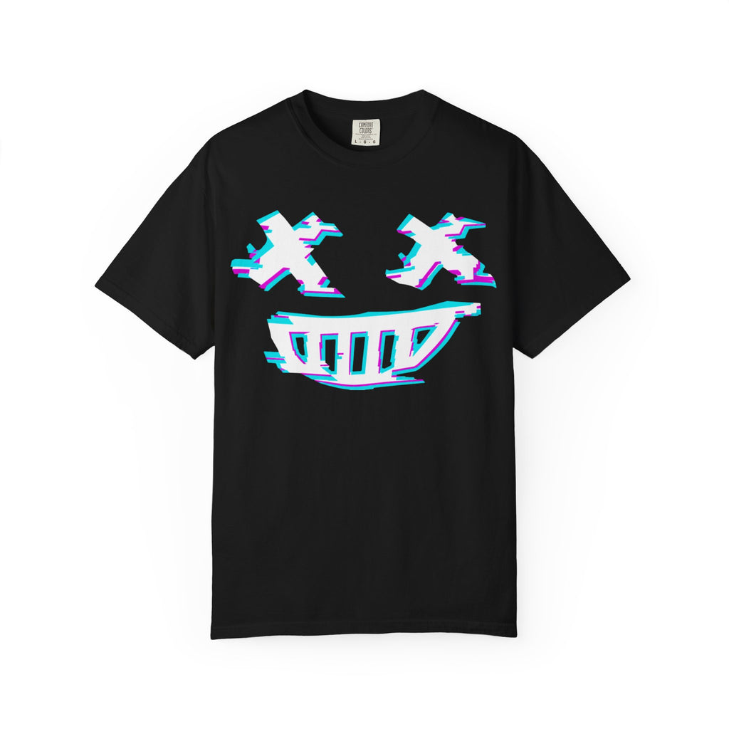 Rivals Inspired Squirrel Girl Cyber Hacker ESU Glitch Smile T-Shirt — Retro Vaporwave Graphic Tee