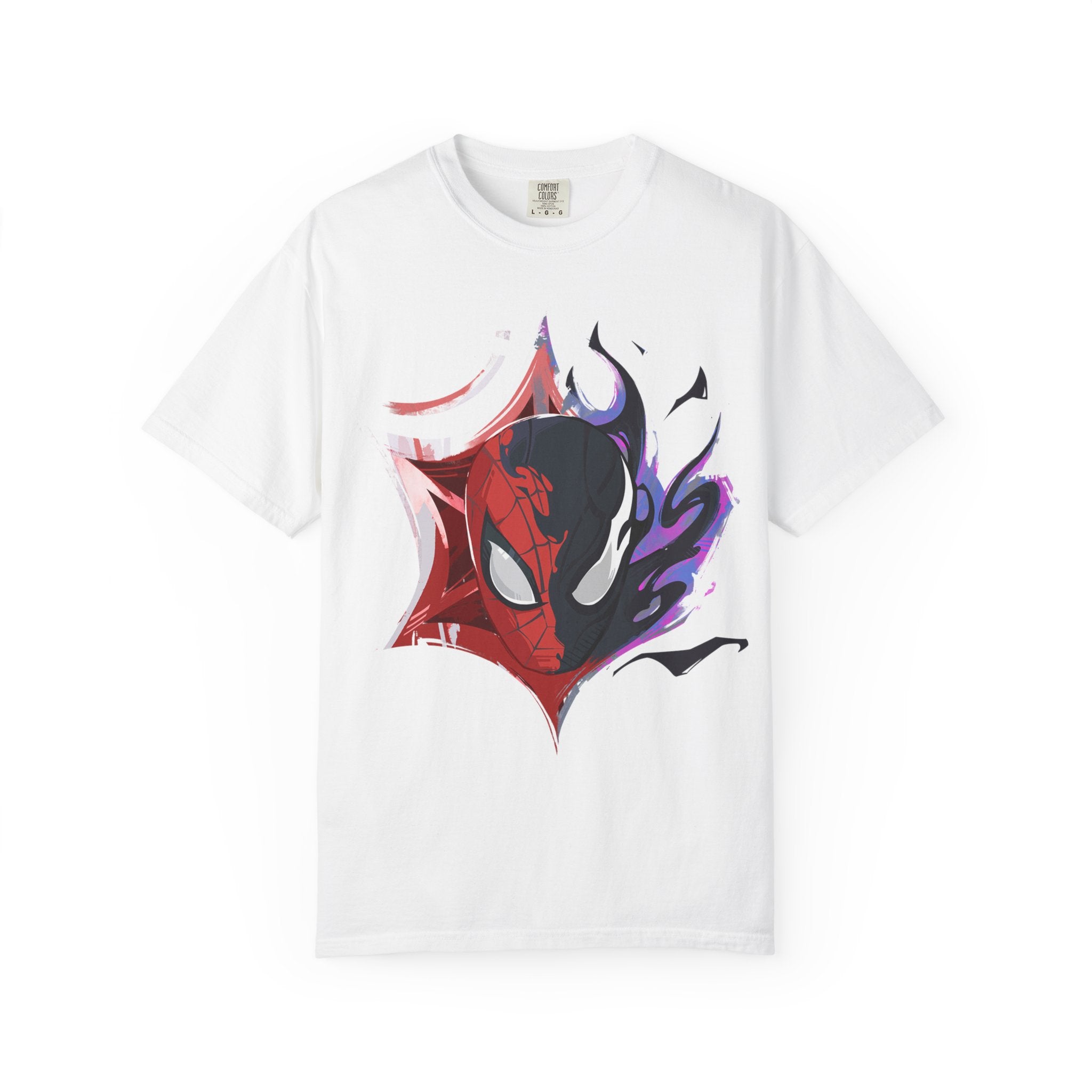 Spidey Light and Dark Split Face T-Shirt