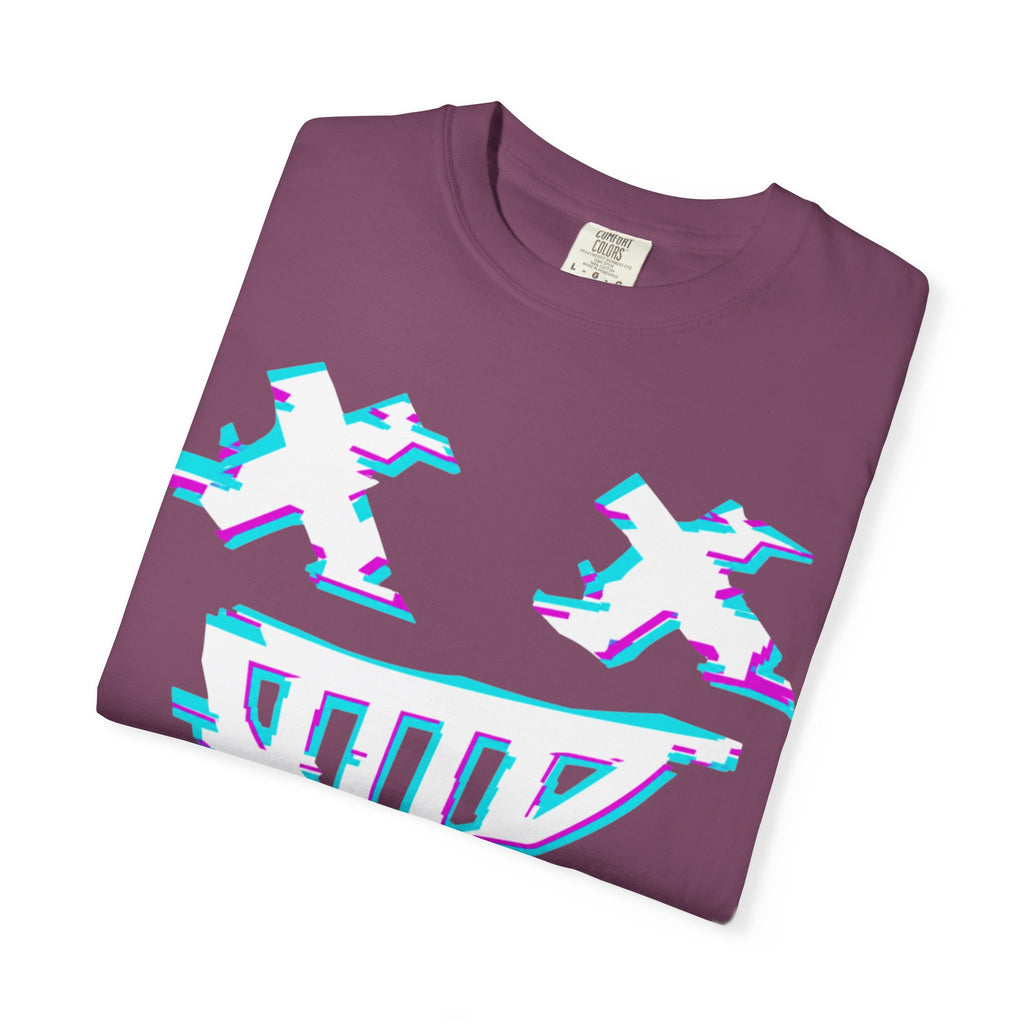 Rivals Inspired Squirrel Girl Cyber Hacker ESU Glitch Smile T-Shirt — Retro Vaporwave Graphic Tee
