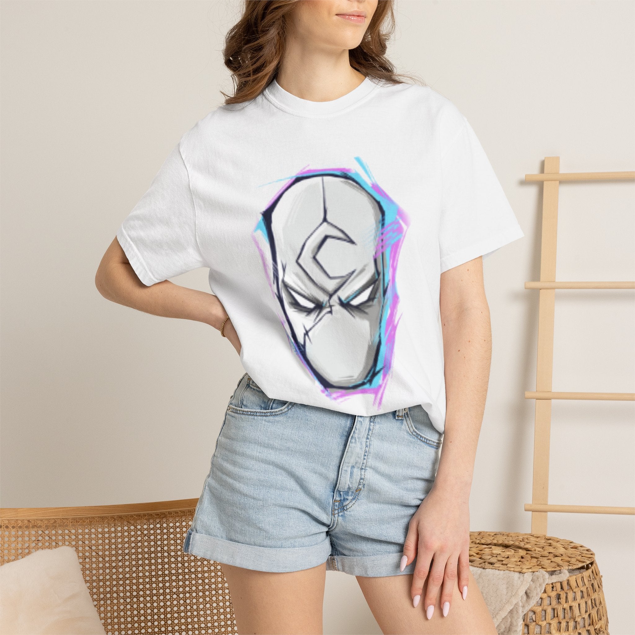 Moon Knight Masked Vigilante Graphic T-Shirt